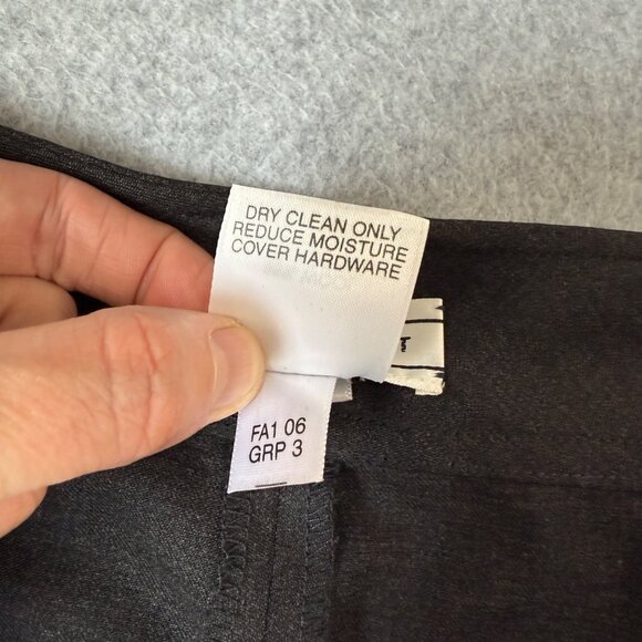 St. John Sport Womens Charcoal Gray Trousers Pants Straight Leg Office Size 8 - Picture 9 of 13